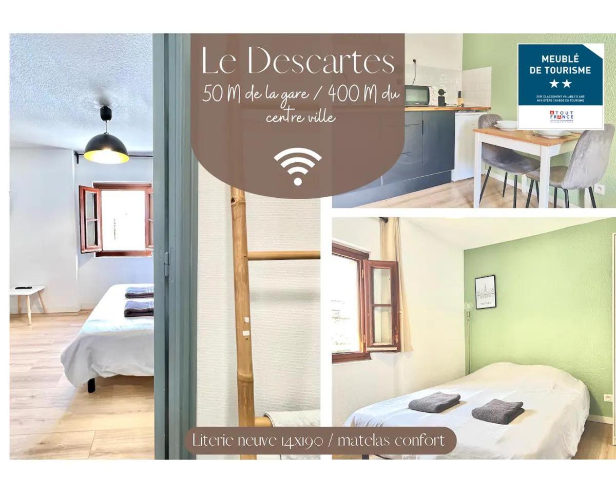 Ferienwohnung Le Descartes, A 50M De La Gare Fibre/Tv Connecte Poitiers Exterior foto